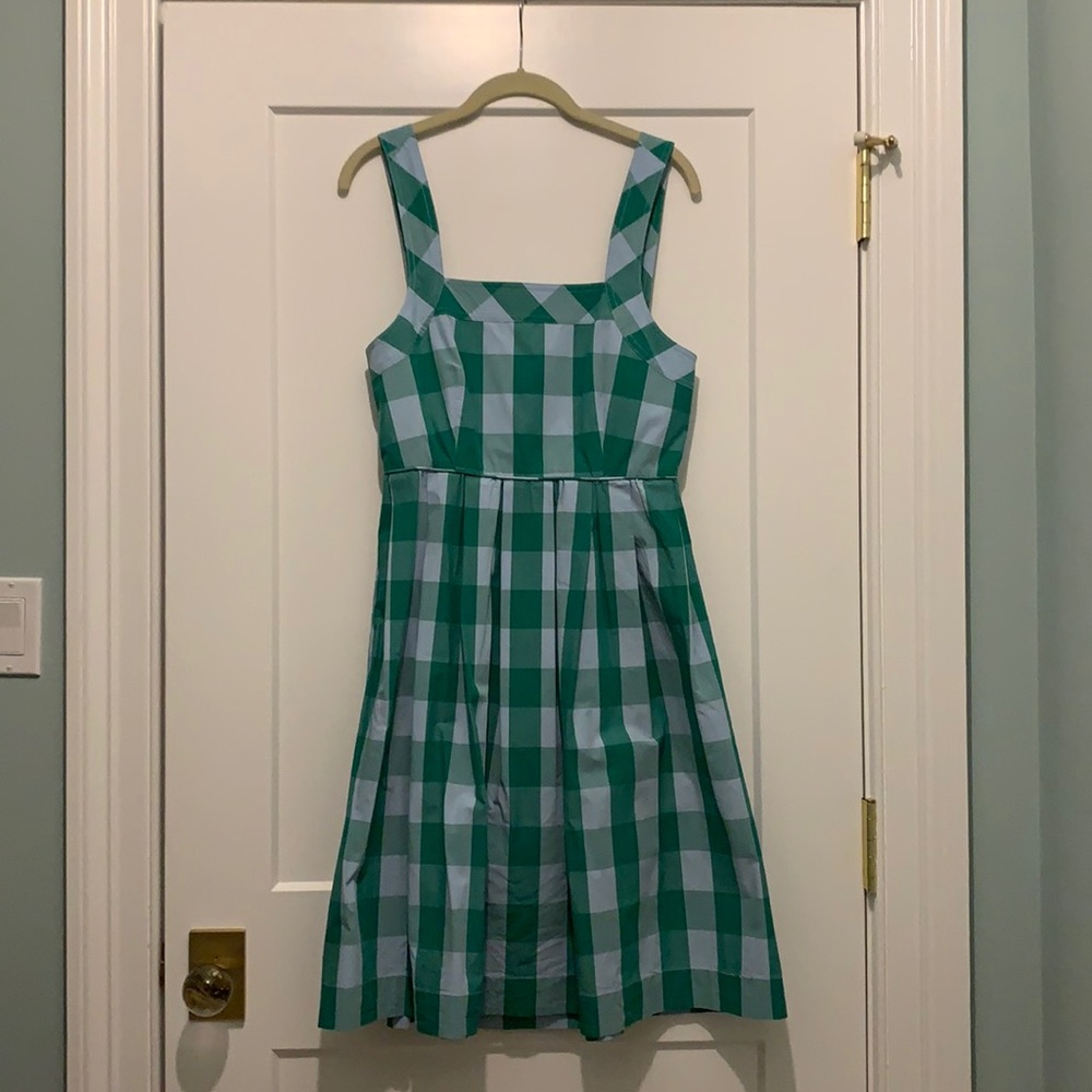 J.Crew Buffalo Check Sun Dress